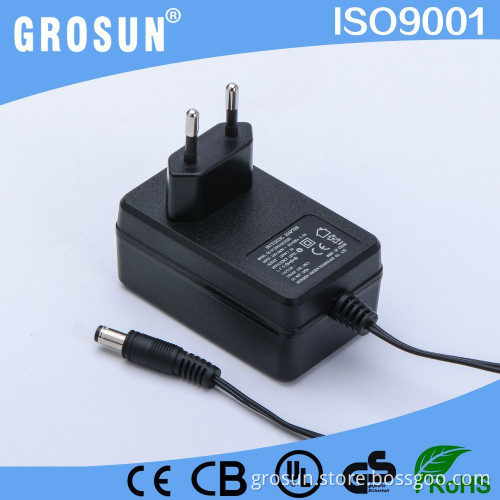 EU Plug 18W AC DC Adapter DC Output 12V 1.5A AC DC Power Adapter Wall Mounted Adapter with CE UL FCC